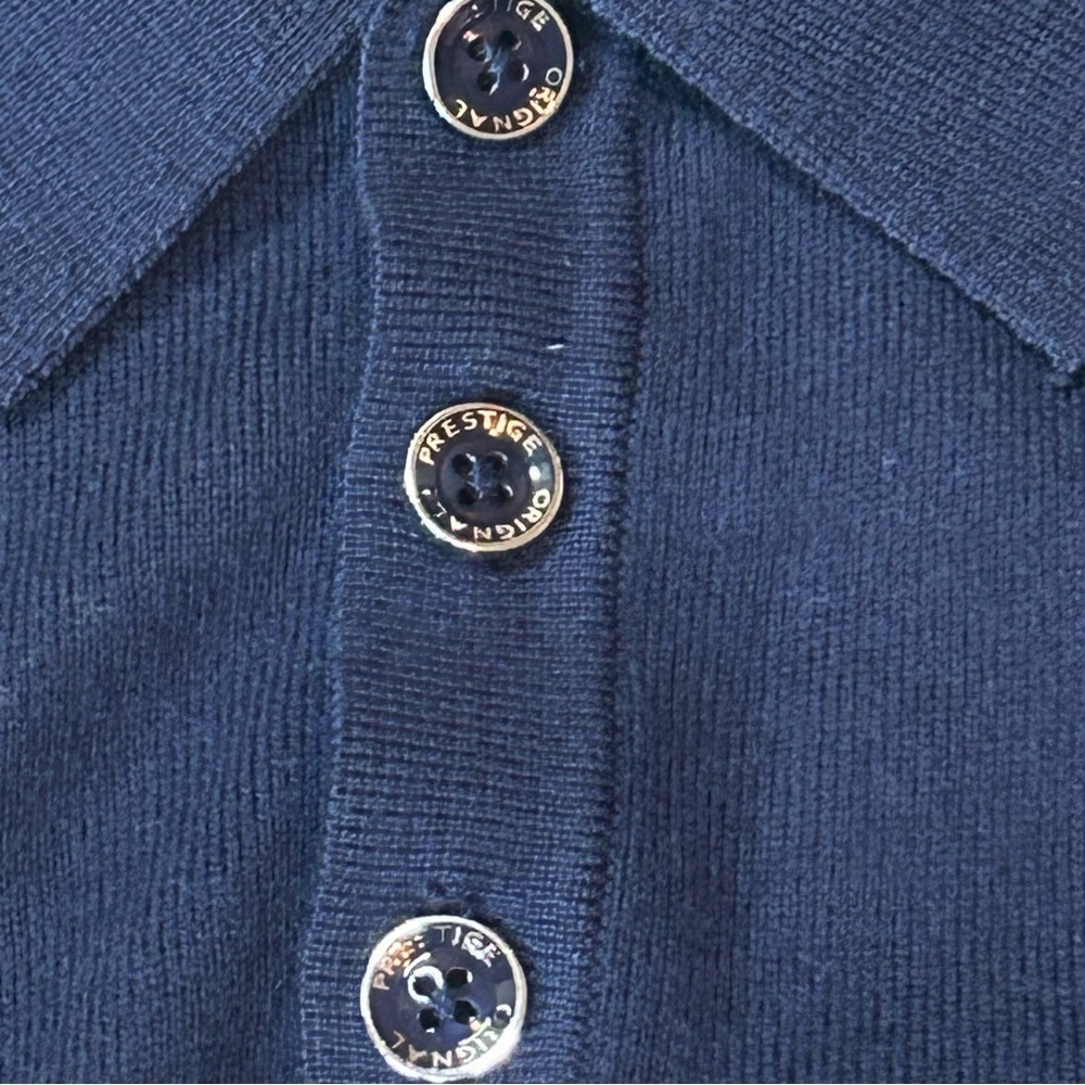 VTG Prestige Original SW-390 Men’s Pullover Sweater Wool Viscose Blend XL Blue - Picture 8 of 10